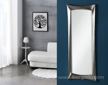 Espejo Deco Rectangular Plata (170x65)
