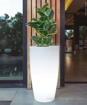 Macetero Bambu 70 Light (40x40x70)