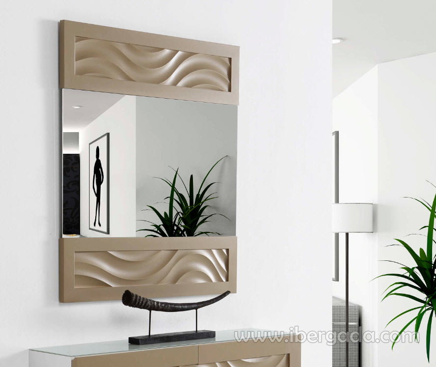 Espejo Mediterráneo Panel Arcilla (100x90)