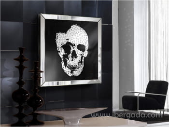 Cuadro Espejo Skull (60x60)