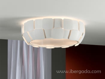 Plafón Quios Blanco 4L LED