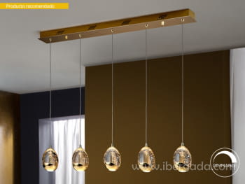 Lámpara Rocio Oro 5L LED Dimmable