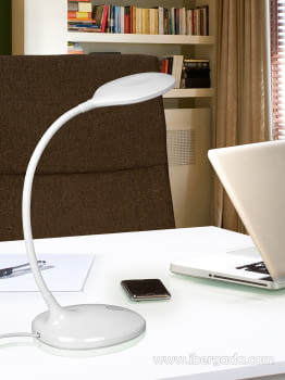Sobremesa Scoop Blanco LED