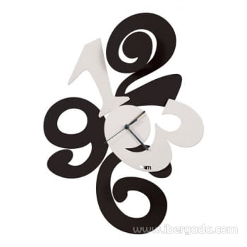 Reloj de Pared Balgor Negro (46x34)