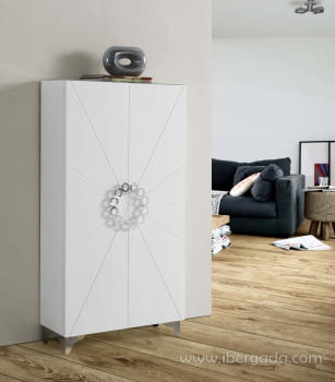 Zapatero Alto Mónaco Blanco (73x27x134)