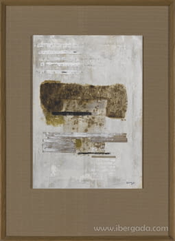 Cuadro Carta Blanca I Roble (110x80)