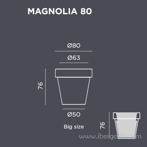 Macetero Magnolia 80 Color (80x80x76)-4