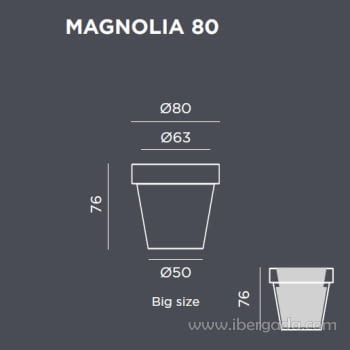 Macetero Magnolia 80 Color (80x80x76)-4