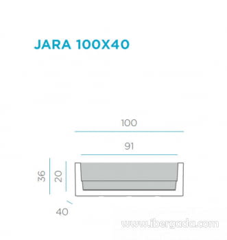 Macetero Jara Color (100x40x36) - 7