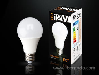 Bombilla LED E27 Globo 12W Luz Blanca