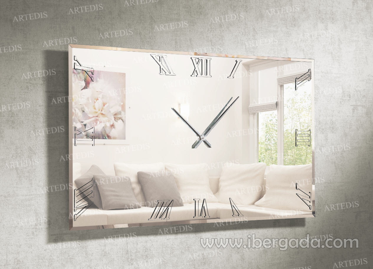 Reloj de pared rectangular outlet