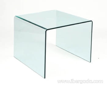 Mesa Auxiliar Cheval Cristal (60x60x43)