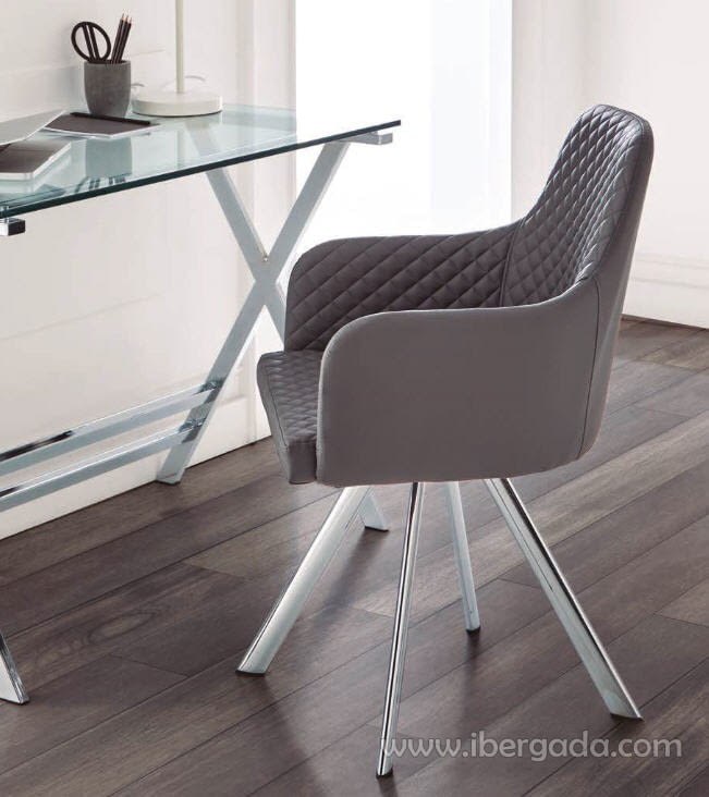 Silla de Comedor DC-112 Gris-2