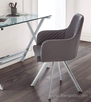 Silla de Comedor DC-112 Gris-2