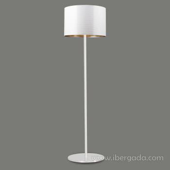 Lámpara de Pie Elisa Blanco/Oro