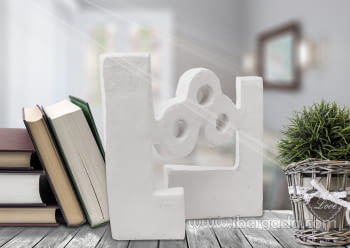 Escultura Agua Óxido Blanco