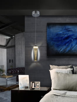 Colgante Nebula 1L Cromo