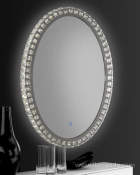 Espejo Neptuno LED Oval (50x70)