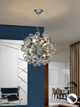 Lampara Nova 8L Dimable con Mando