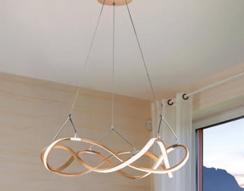 Lampara Molly Oro Rosa (55x55)