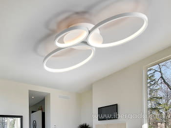 Plafon Sios 3 Aros Blanco