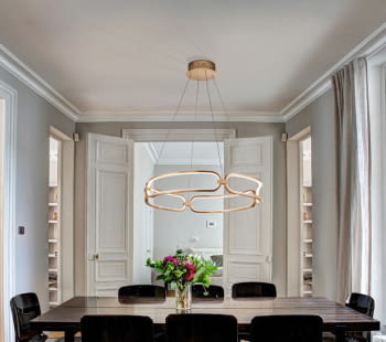 Lampara Colette Oro Rosa (60x60)