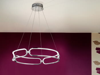 Lampara Colette Cromo (60x60)