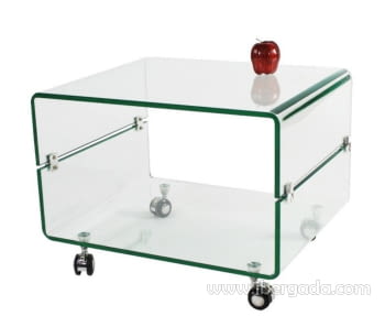 Mesa Auxiliar Melbourne Cristal (60x40x44)