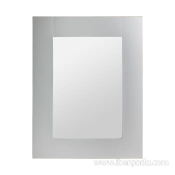 Espejo Hong Kong Blanco (90x70)