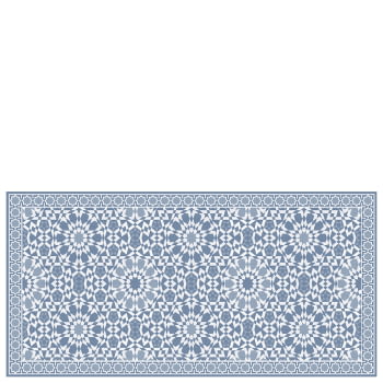 Alfombra Vinílica Casablanca Azul