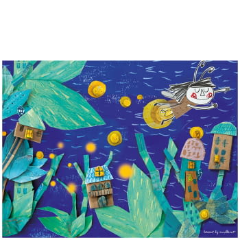 Alfombra Vinílica Infantil Rita de Noche