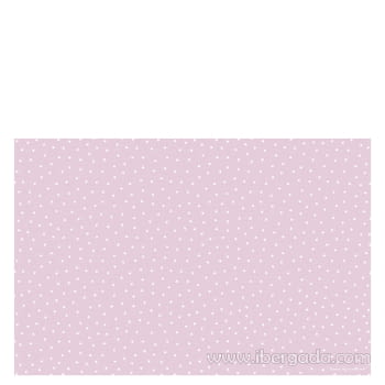 Alfombra Vinílica Infantil Estrellas Rosa
