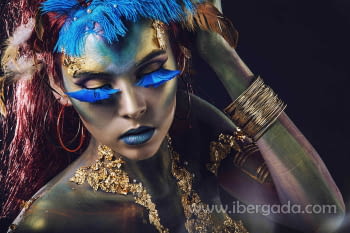 Fotografía Chica Azul (120x80)