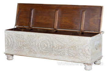 Baúl Madera Envejecida (150x50x60)-2