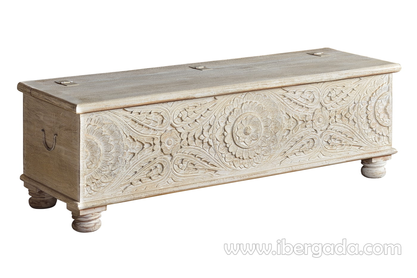 Baúl Madera Envejecida (150x50x60)-3