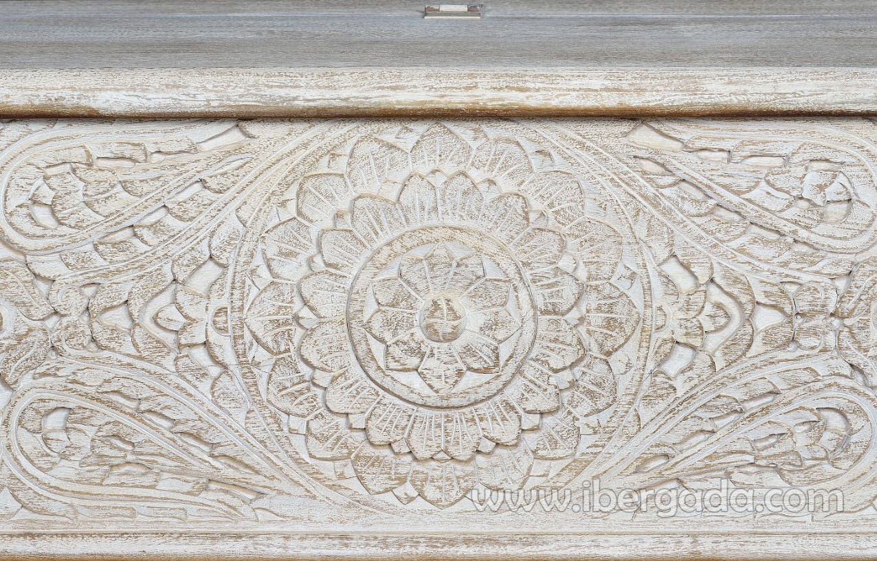 Baúl Madera Envejecida (150x50x60)-4