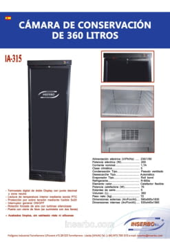 IA-315 nevera de 360L.pdf IA-315 nevera de 360L.pdf