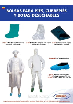 IP-110 IP-111 IP-112 IP-115 IP-115A y IP-115B Bolsas para pies  cubrepies y botas desechables.pdf
