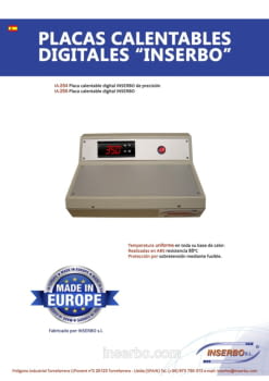 IA-254 y IA-255 Placas Calentables INSERBO.pdf IA-254 y IA-255 Placas Calentables INSERBO.pdf