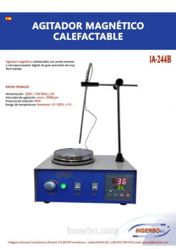 IA-244B Agitador Magnetico Calefactable.pdf IA-244B Agitador Magnetico Calefactable.pdf
