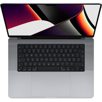 Apple Macbook Pro 16"/ M1 Pro 10-Core CPU/ 16GB/ 512GB SSD/ 16-Core GPU/ Gris Espacial - 1