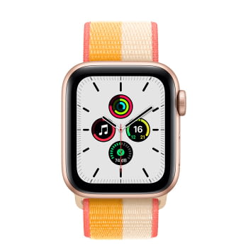 Apple Watch SE/ GPS/ Cellular/ 40 mm/ Caja de Aluminio en Oro/ Correa Loop Deportiva Maiz Blanco - 2