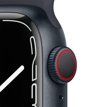 Apple Watch Series 7/ GPS/ Cellular/ 41 mm/ Caja de Aluminio en Negro Medianoche/ Correa deportiva Negro Medianoche - 3