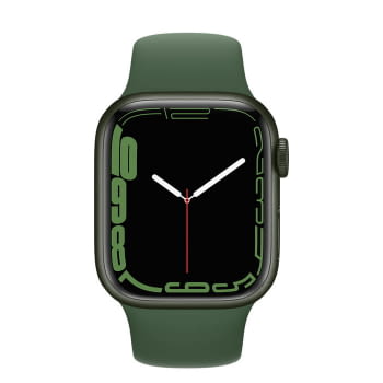 Apple Watch Series 7/ Gps/ Cellular/ 41 mm/ Caja de Aluminio en Verde/ Correa deportiva Verde Trebol - 2