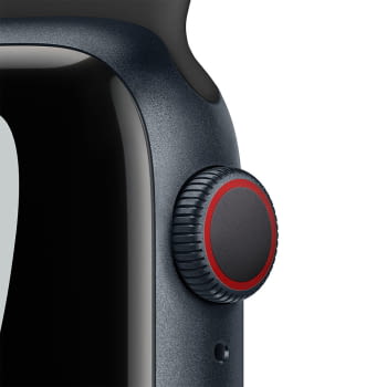 Apple Watch Series 7/ Nike/ GPS/ Cellular/ 41 mm/ Caja de Aluminio en Negro Medianoche/ Correa Deportiva Nike Antracita Negro - 3