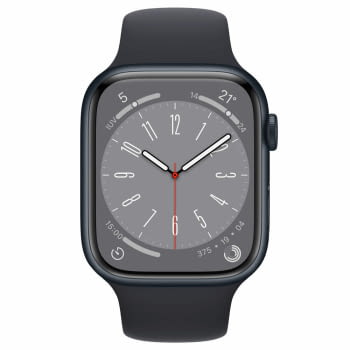 Apple Watch Series 8/ GPS/ Cellular/ 45mm/ Caja de Aluminio Medianoche/ Correa Deportiva Medianoche - 2