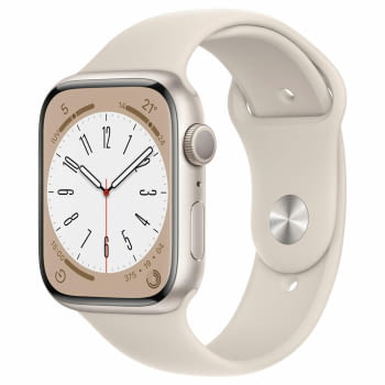 Apple Watch Series 8/ GPS/ 45mm/ Caja de Aluminio Blanco Estrella/ Correa Deportiva Blanco Estrella - 1