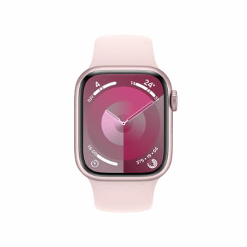 Apple Watch Series 9/ GPS/ 41mm/ Caja de Aluminio Rosa/ Correa Deportiva Rosa Claro - 4