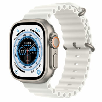 Apple Watch Ultra/ GPS/ Cellular/ 49mm/ Caja de Titanio/ Correa Ocean Blanca - 2