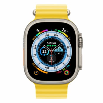 Apple Watch Ultra/ GPS/ Cellular/ 49mm/ Caja de Titanio/ Correa Ocean Amarilla - 1